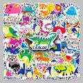 50PCS Factory-sold Hand-painted Graffiti Original Children's Drawing Animals Stickers for Tables & Shelves