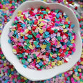 1KG DIY Slime Sprinkles Colorful Heart Mixture Bow Cherry Blossom Butterfly Mix Polymer Clay Sprinkles Slices