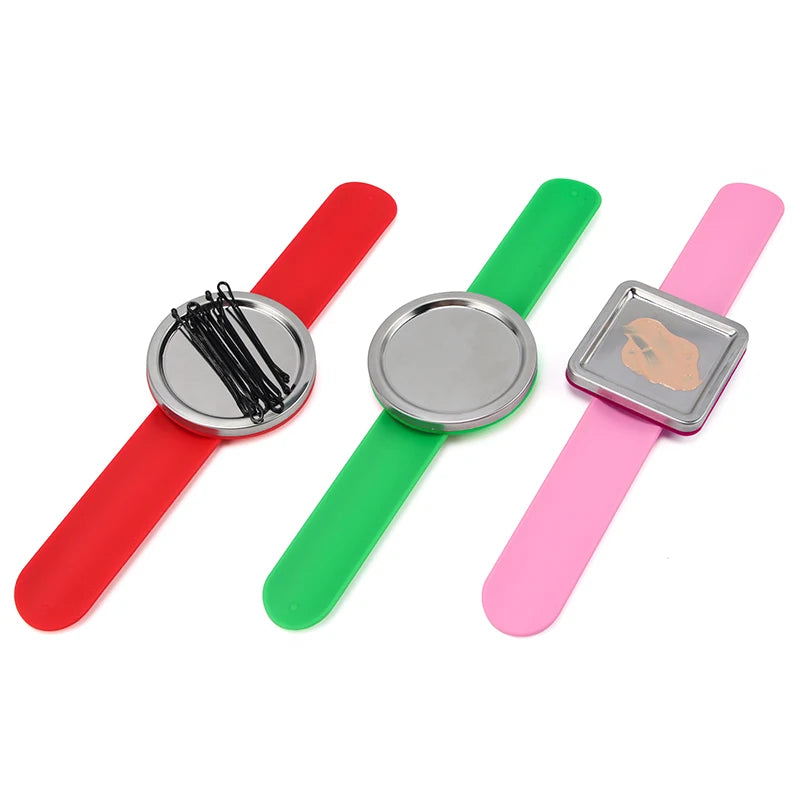 Silicone Magnet Wrist Band Pin Cushion Holder Makeup Tray Foundation Mixing Holder Palette