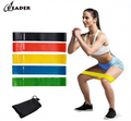 Wholesale Elastic Fitness Custom Logo Printed TPE Latex Resistance Band Set