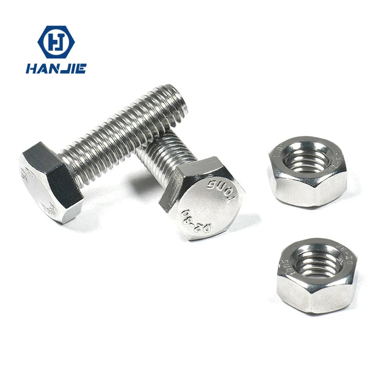 High Strength and High Corrosion Resistance Cost-effective Fastener SS304 D2-80 Material Din933 Hex Bolt