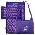 MOWIN Shakti Natural Linen Coconut Acupressure Mat and Pillow Set Foot Mat Acupuncture Mat and Pillow Set Linen MegaBDM