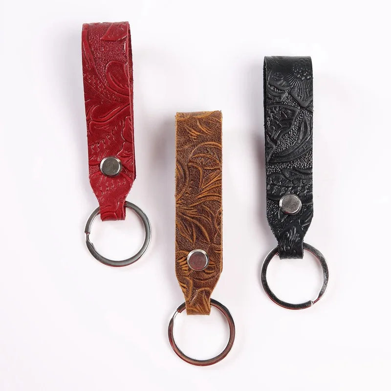 Custom Wrist Strap Wholesale Lanyard Safe Other Leather Custom Keychain Keys Lanyard