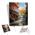 High Quality 5D Paint by Number Kits Custom Wholesale Street View for Beginners Paint by Number Home Decor