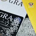 SICGEM Wholesale Loose Moissanite Small Size Triangle Cut (0.7-2.9mm) in VVS White Color Melee Style