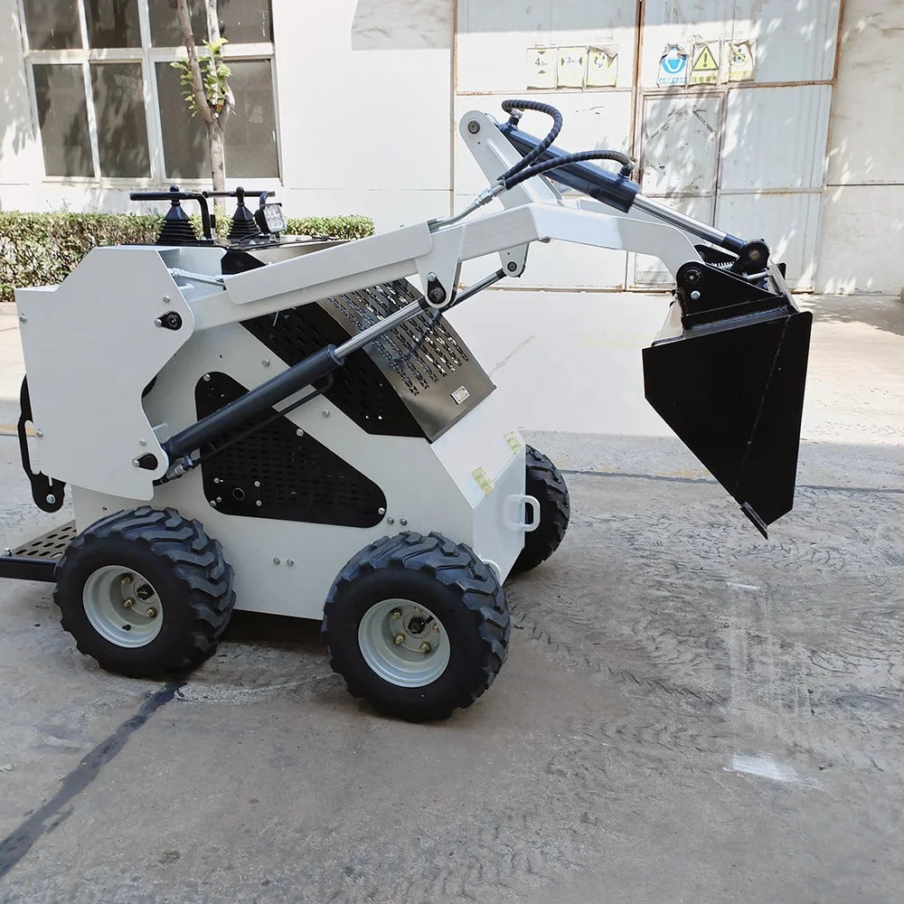 TOSH Fast Delivery!!! Four Wheel Drive Mini Wheel Skid Loader Skid Steer Loader Manufacturers