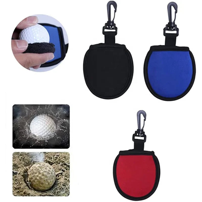 Single Golf Ball Washer Pocket Pouch Golf Ball Cleaner Pouch Pocket Portable Golf Ball Cleaner