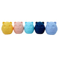 Durable BPA-Free Silicone Bath Toy Set Assorted Animals Including Unicorn Owl Elephant Chicken Water Spraying for Infants'