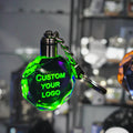 Wholesale Blank K9 Crystal Keychains Custom Personalized Photo Picture Big Size LED Crystal Keychain for Wedding Gifts