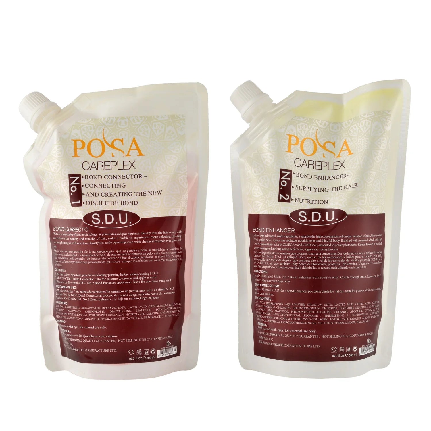 POSA Salon Use Careplex Deep Repair Italian Hair Treatment Cream With Keratin Protein