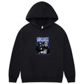 Custom LOGO Autumn Knitted Oversized Men's Pullover Hoodie 100% Cotton Breathable Eco-Friendly Drop Shoulder Hood Washed Print