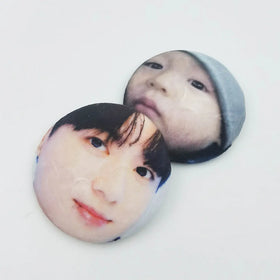 Button Badge Maker Wholesale Custom 58mm Printed Design Logo Blank Plush Magnetic Pins Round Tin Button Badge