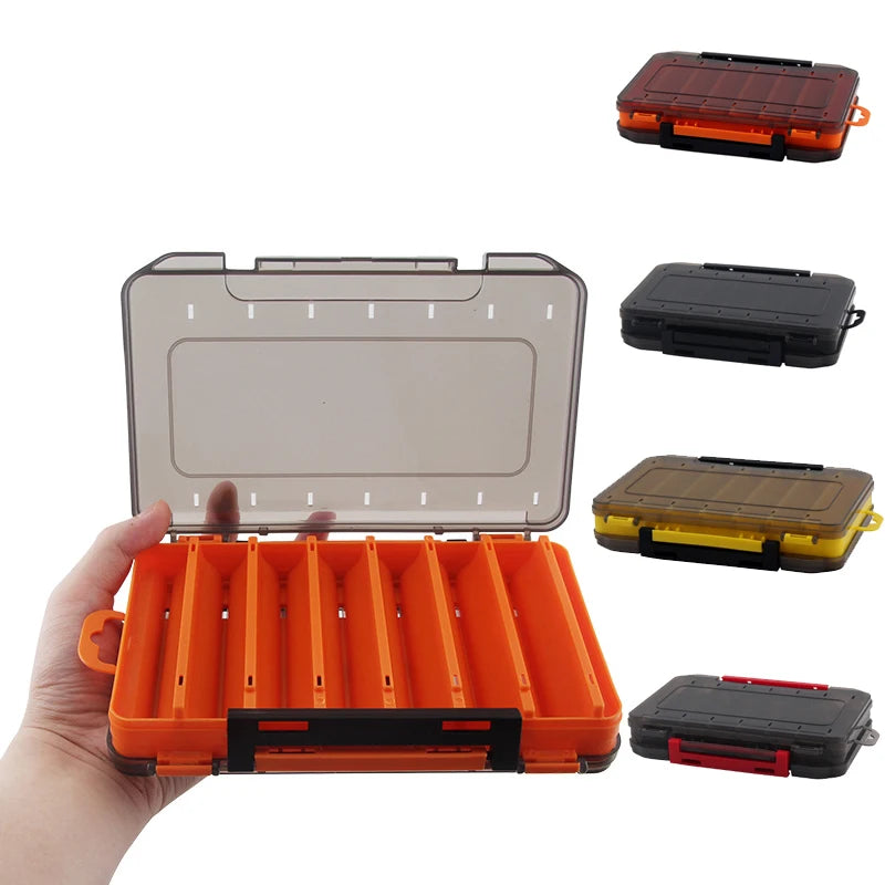Fishing Lures Box Waterproof Double Sided Fishing Tackle Box Bait Deposit Box Fishing Gear Wholesale