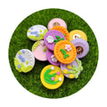 100pcs Cute Round Flatback Flower Plate Tray Resin Cabochon for Phone Decoration DIY Scrapbooking Jewelry Charms Accessories