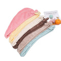 Custom Quick-Dry Microfiber Hair Turban Towel Wrap New Style Woven Technique