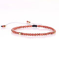 Newe Popular Fashion Women Faceted Stone Beads Bracelets Natural Adjustable Handmade Jewelry Bracelet