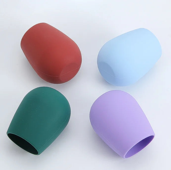 Silicone Customized Color American Style TUV Certified Party Use Wine Beer Glass Container Portable Environmental Glass