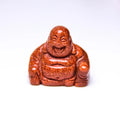 Huiying Home decoration animal statue stone gemstone gold sand stone sitting happy buddha 30*30mm