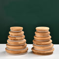 Bamboo Easy Open End Lid for Cups-Non Spill Different Sizes Stocked