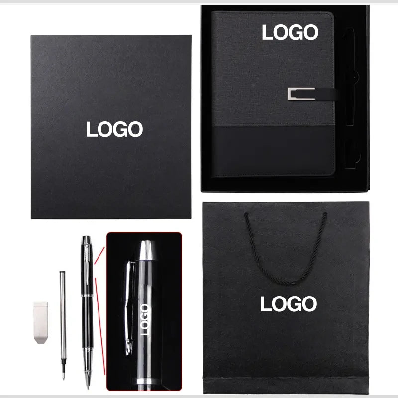 Man Gift Set Notebook and Pen Promotional Souvenirs Business Graduation Graduation Gift Father Day Gifts