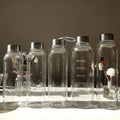 500ml High Borosilicate Glass Water Bottle LeakProof Water Bottle with Time MarkerDrinking Bottle Fit OutdoorsIndoorsYoga
