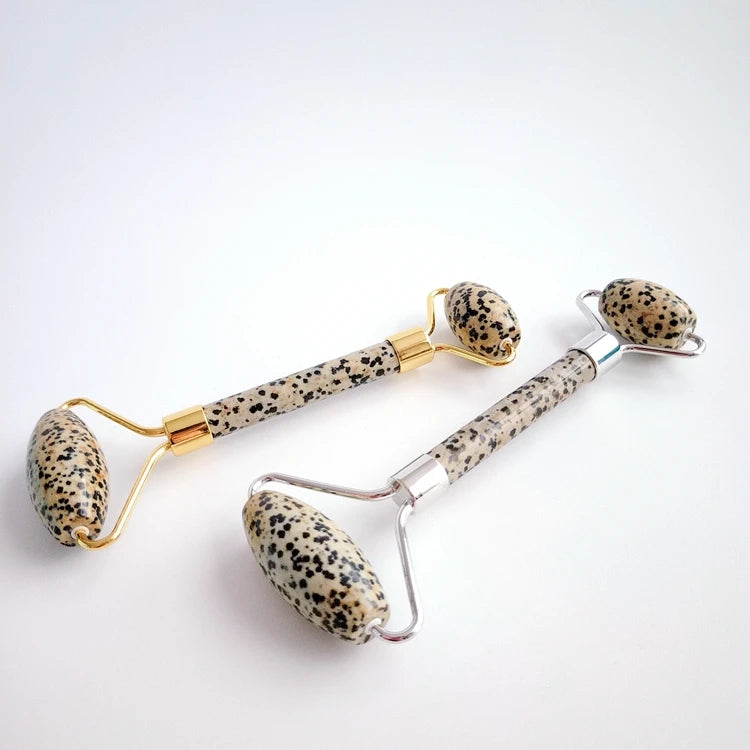 DIY Crafts Hot sale factory direct dalmation jasper derma jade roller wholesale quartz With Cheap Prices jade