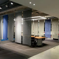 Sound Absorbing Ceiling Suspended Acoustic Panels Screen Partition Hanging Room Divider for Screens and Rooms