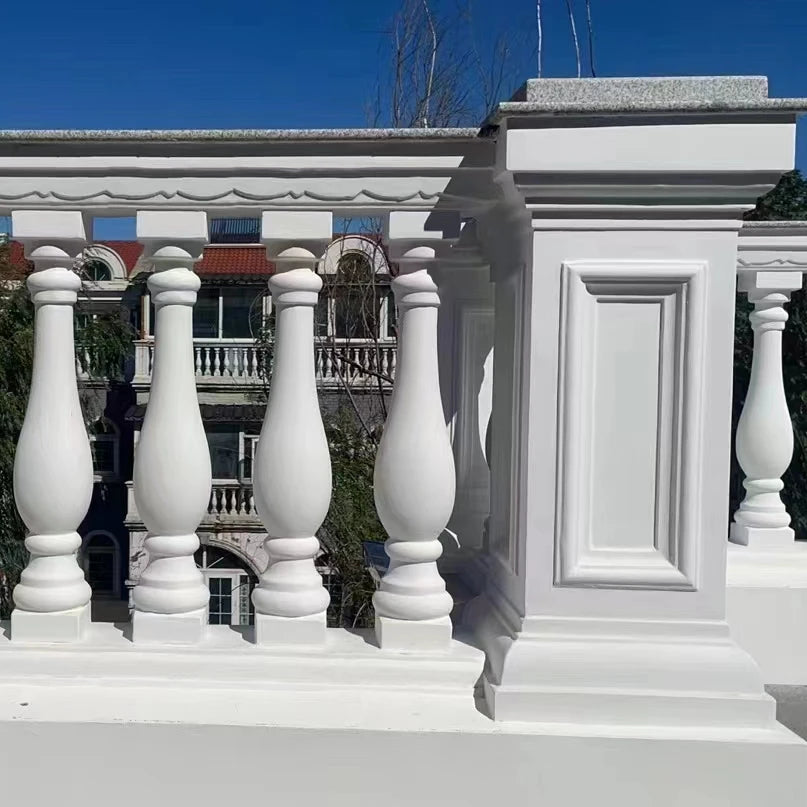 2023 New Baluster Design Casting in Place Decorative Concrete Baluster Fence Yard Mold for Building Forms