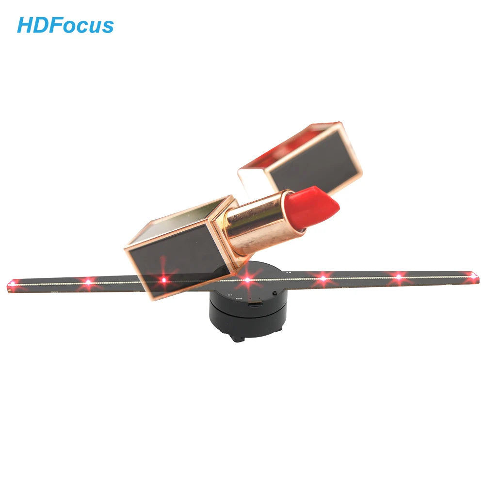 3D Led Hologram Fan for Cars 42Cm 3D Hologram Protector Fan Holographic Fan 3 D Projector Hologram