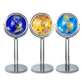Seeball 42-100cm Four-column Vertical Bright Chrome Crystal Plated Globe Optical Resin Carbon Fiber Metal Construction Floor