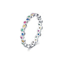 Elegant Luxury 925 Sterling Silver Zircon Twist Open Band Ring 14K Gold Rhodium Plated Stacking Ring Women Parties Best Quality