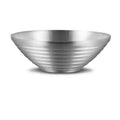 304 Stainless Steel Mixing Bowls Set Stackable Metal Serving Bowls for Kitchen Food Prep Salad Noodle Baking Storage Easy Clean