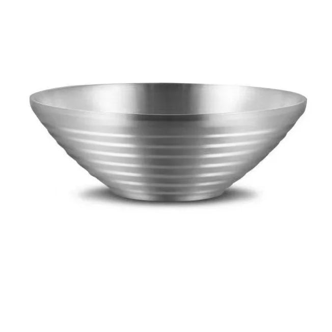 304 Stainless Steel Mixing Bowls Set Stackable Metal Serving Bowls for Kitchen Food Prep Salad Noodle Baking Storage Easy Clean