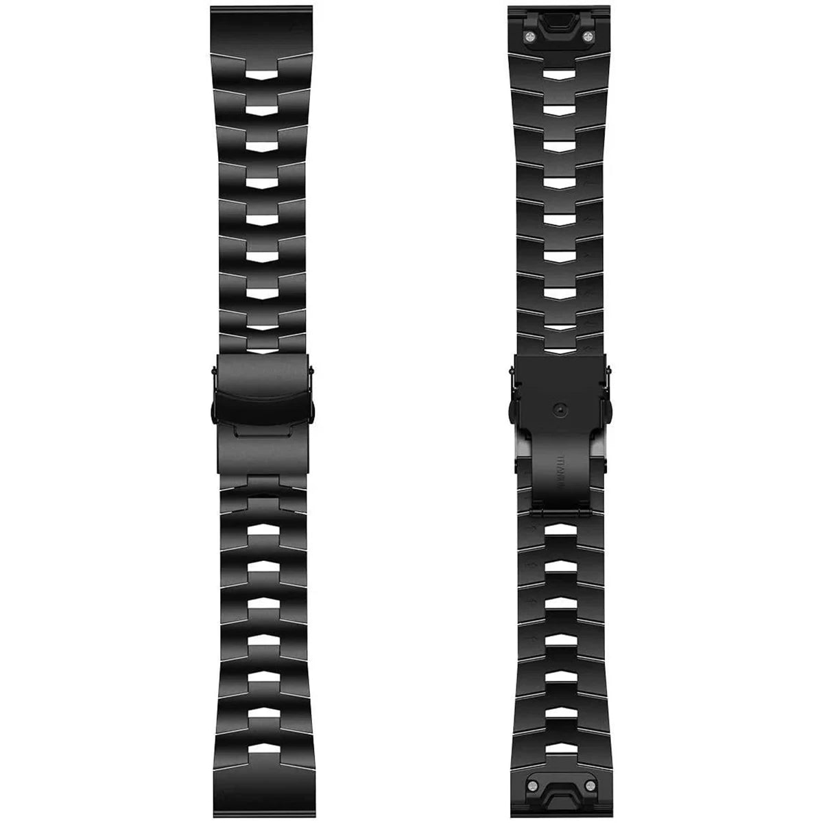 Metal Smart Watch Black Band for Garmin Fenix 6 Fenix 5 Smartwatch Strap Band