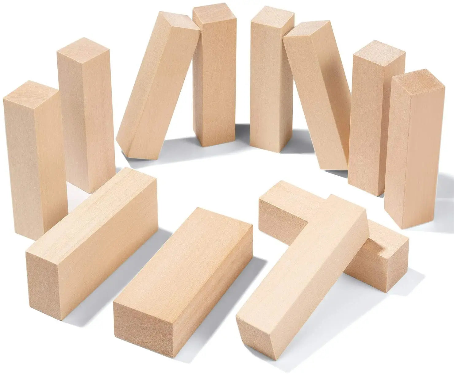 High Quality Eco-Friendly Polished Basswood Blocks for Beginner Carving Practice-Easy to Carve and for Crafting