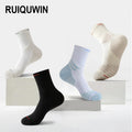 RUIQUWIN Custom Logo OEM Design Color Wholesale Casual Basketball With Multiple Colors Choose Mens Sport Socks