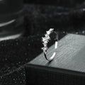 925 Silver Ring Wholesale Lots Irregular Galaxies Shaped Geometric Zirconia Free Size Ring for Women