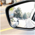 Car Blind Spot Rear View Mirror Wide Angle Adjustable Small Round Mirror 360 Rotation Reverse Auxiliary Rearview Convex Mirror