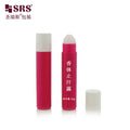 RPP(P)-35ML New Arrival Burgundy Colored Injection Empty Bottle With Big Plastic Roll on Ball Tip for Massage Gel