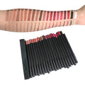 Wholesale Custom logo Dark Brown Black Water Proof Lip Liner Pencil Cream Lip Liner Vegan Private Label Lipliners