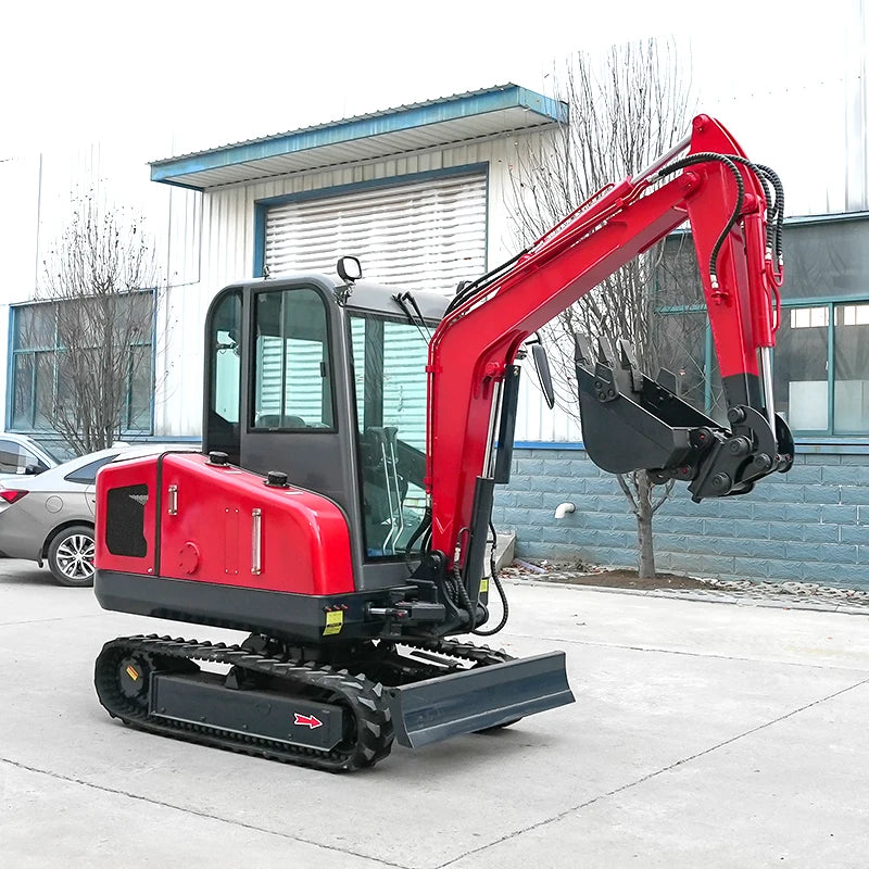 Chinese New Mini Crawler Digger Excavator Machine Mini Bagger Farm CE Epa Engine 1 2 2.5 3.5 Ton Excavator