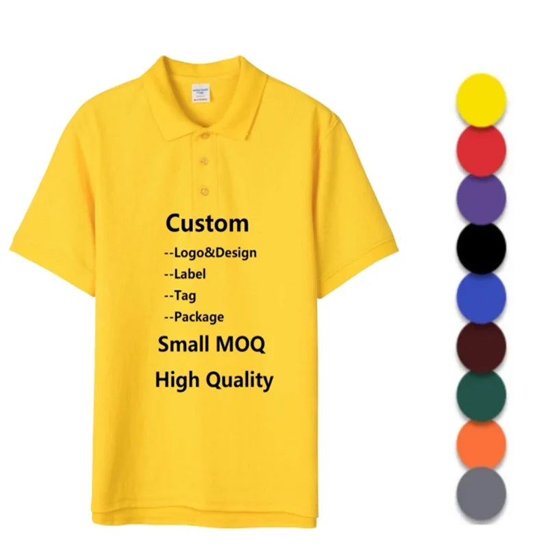 100% Polyester Woven Solid 190 Grams Turn Down Collar Short Sleeve Quick Dry Contrast Color Casual Men's Plus Size Shirt