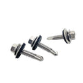 Dongji Stainless Steel 304 Self Drilling Pan Head Self Tapping Screw M3-M6 Thread Sizes 10mm Length Cap Hexagon Head Design Inch