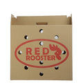 Custom Design Cardboard Live Chick Bird Shipping Box Chick Transport Box With Handle