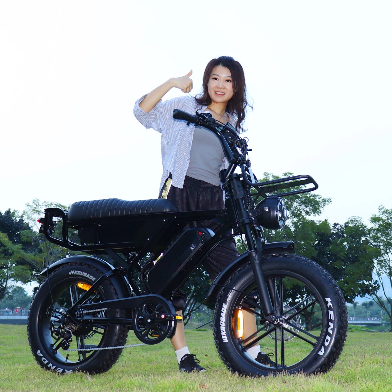 VOMO X90 MAX Rear Hub Motor Dual Electric Bike 48V High Speed Hydraulic Disc Brake Long Range Adult Mountain 7-Speed E-Bike