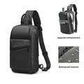 MingLu New Multifunction Crossbody Men Bags Style Shoulder Bag Men Sling Single Chest Bag for Outdoor
