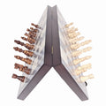 High-end Wooden Board Game Student Children Education Learning Foldable Magnetic Chess Set