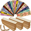Tailai Kraft Wood Blank Cardstock Bookmarks Paper Bookmarks  for DIY Classroom Projects and Gifts Tags