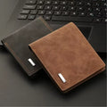 New Designer Trendy Pocket Luxury PU Minimalist Billetera Carteras De Para Hombre Leather Mens Wallet