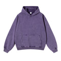 Men's Wear Heavyweight 420Gram Retro Wax Dyed Old Hooded Sweater Loose Fit Washed Street Clothing Hoodies